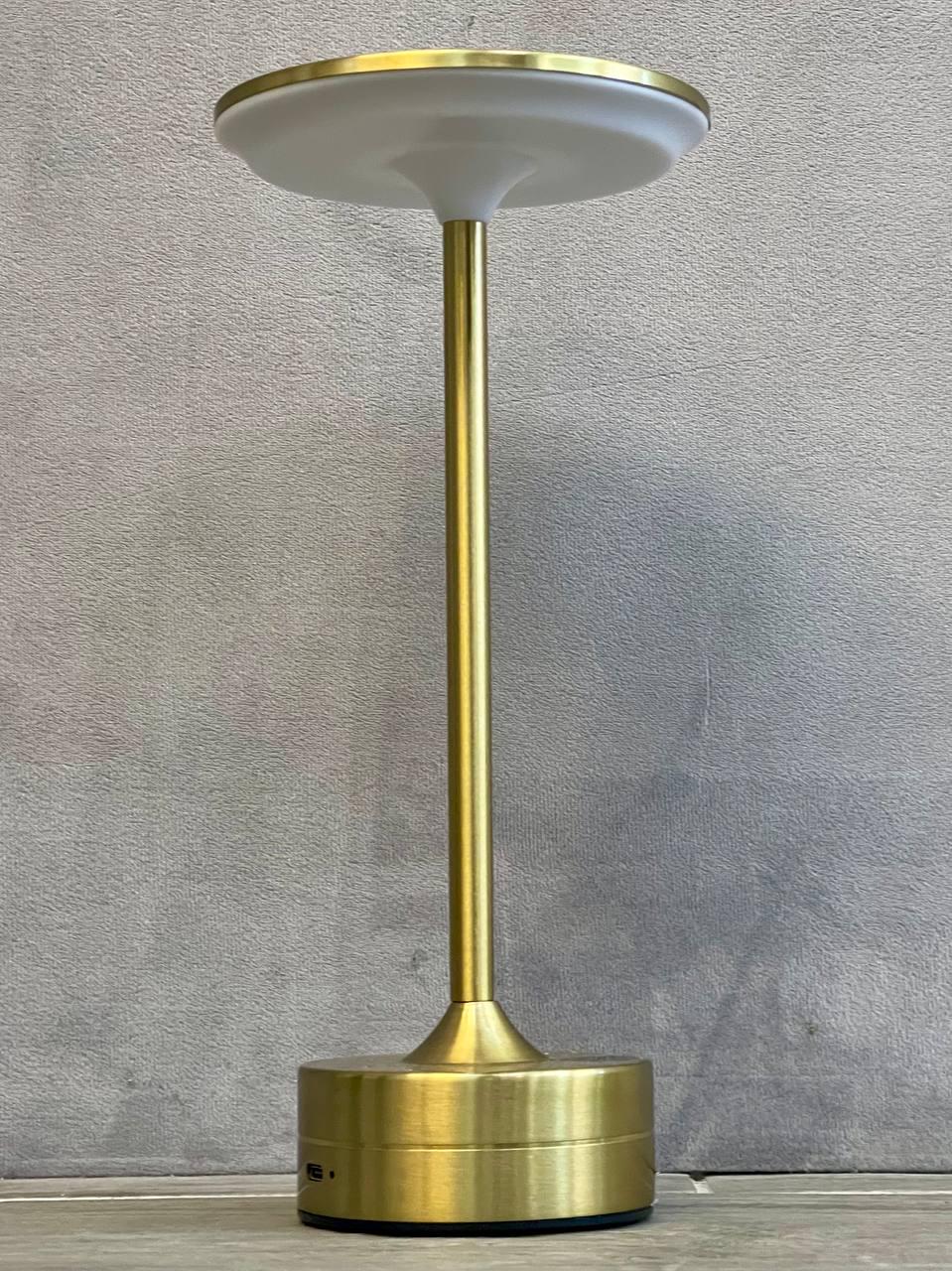 Настольная лампа аккумуляторная Zilini 0102 Золотой (23907707) - фото 5 Настольная лампа аккумуляторная Zilini 0102 Золотой (23907707) - фото 5