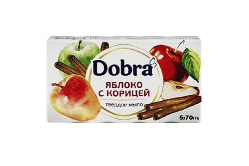 Мыло туалетное Dobra Яблоко с корицей 70 г 5 шт./уп.