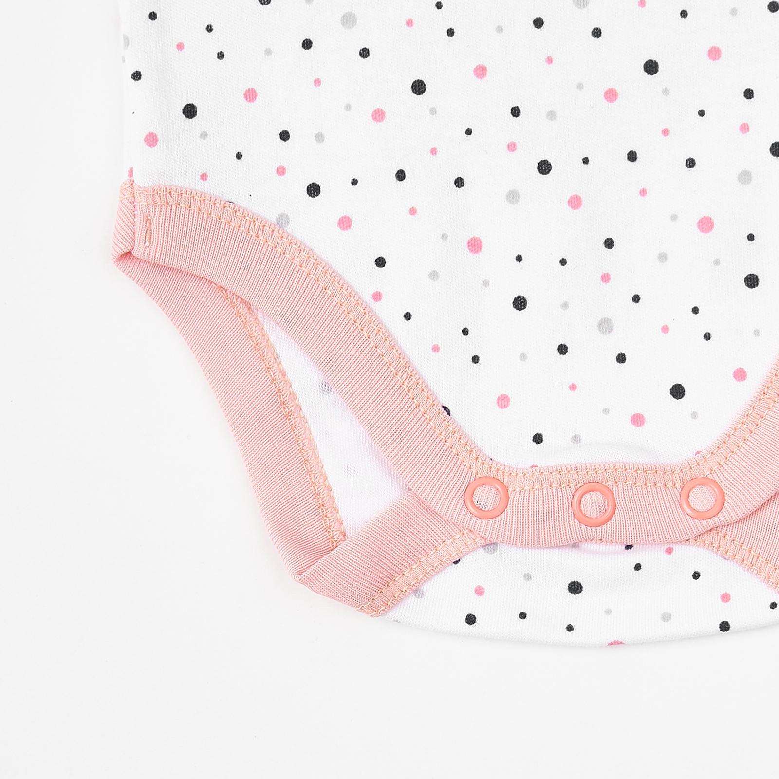 Боди с длинным рукавом в горошек 56-62 см - фото 2 Боди с длинным рукавом в горошек 56-62 см - фото 2