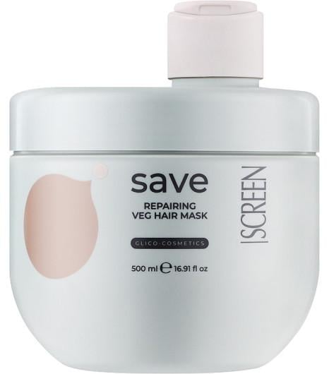 Маска липидная для восстановления волос SCREEN Purest Save Repairing Veg Hair Mask Фито Протеиновая 500 мл (35289)