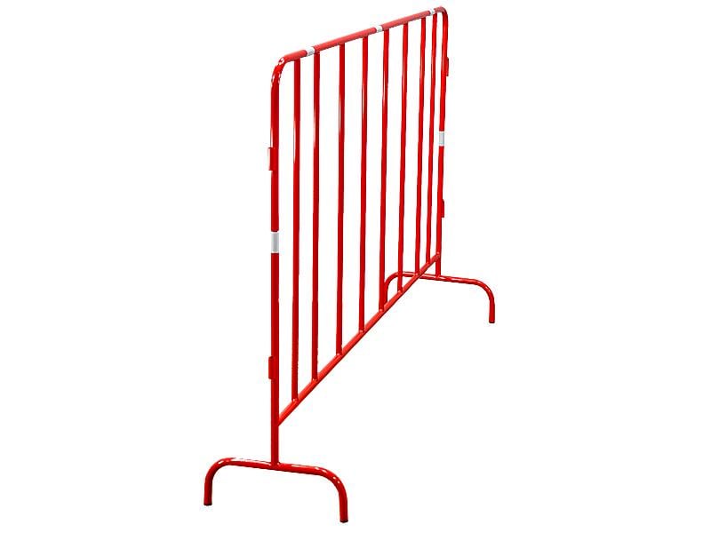 Ограждение переносное Kompred OL227/3 основание труба Ø 20/16 мм со светоотражающей пленкой 2500х1100 мм Красный