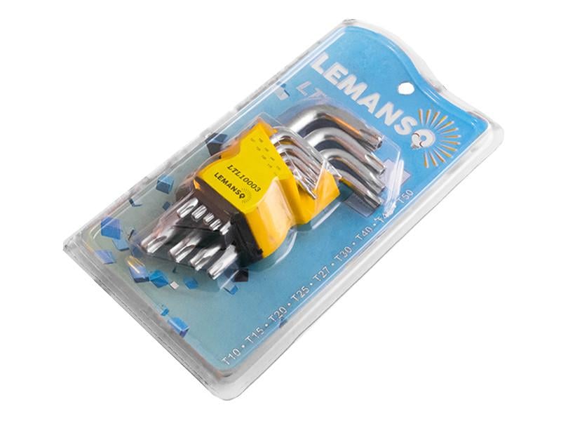 Ключи шестигранные Lemanso LTL10003 Torx 9 пр. (2366) Ключи шестигранные Lemanso LTL10003 Torx 9 пр. (2366)