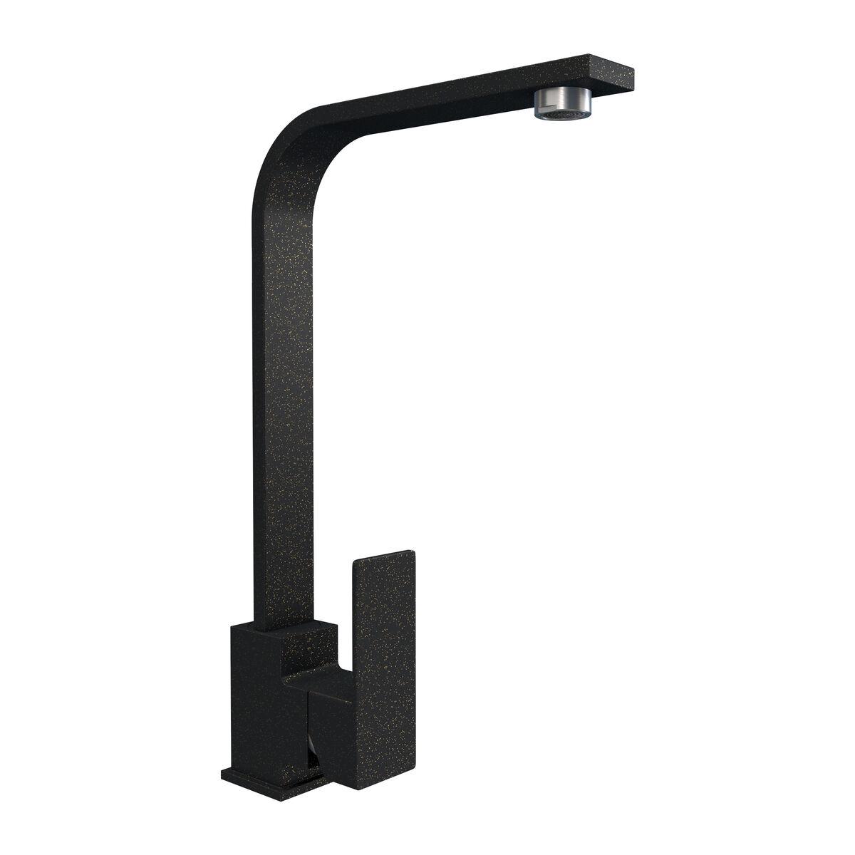 Смеситель кухонный Platinum 179 NES 3007 Черный (000033454)