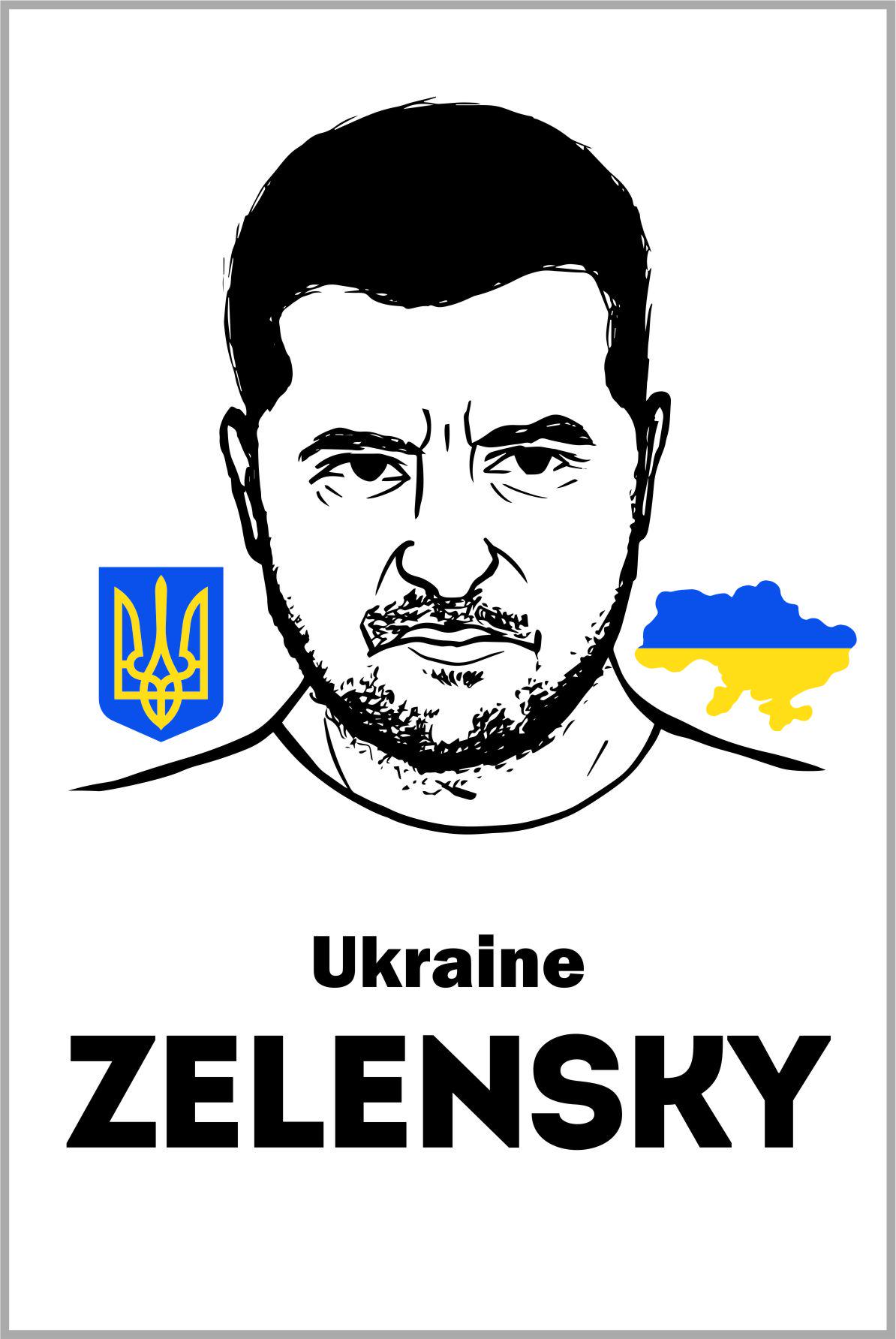 Открытки Apriori Прапор України/Зеленський/Ukraine 8 шт. 8 вид 10x15 см