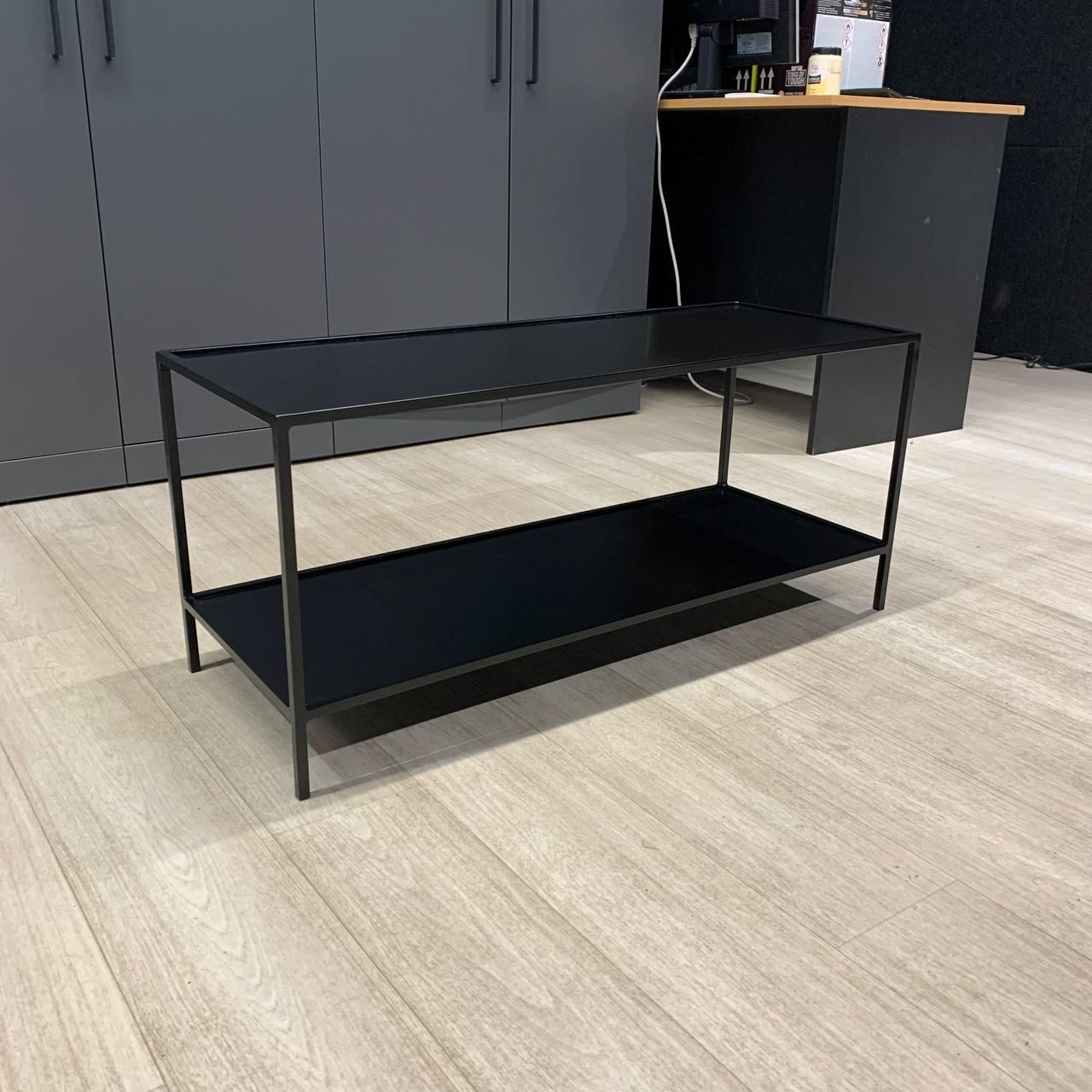 Підставка для взуття Grid LOFT дворівнева металева 900х350х450 мм Чорний (2048754984/К0518) - фото 4 Підставка для взуття Grid LOFT дворівнева металева 900х350х450 мм Чорний (2048754984/К0518) - фото 4