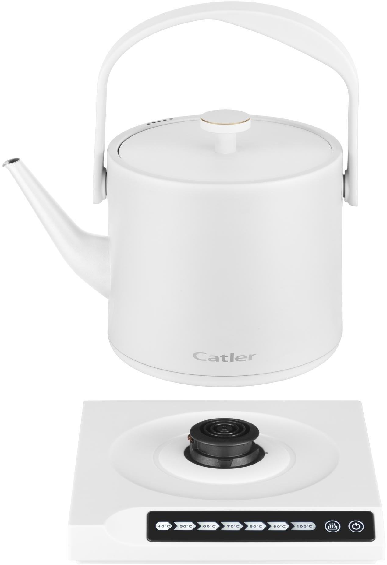 Электрочайник Catler BM500CHARLOTTA нержавейка 1200 Вт сенсорное управление 0,6 л Белый (627144) - фото 2