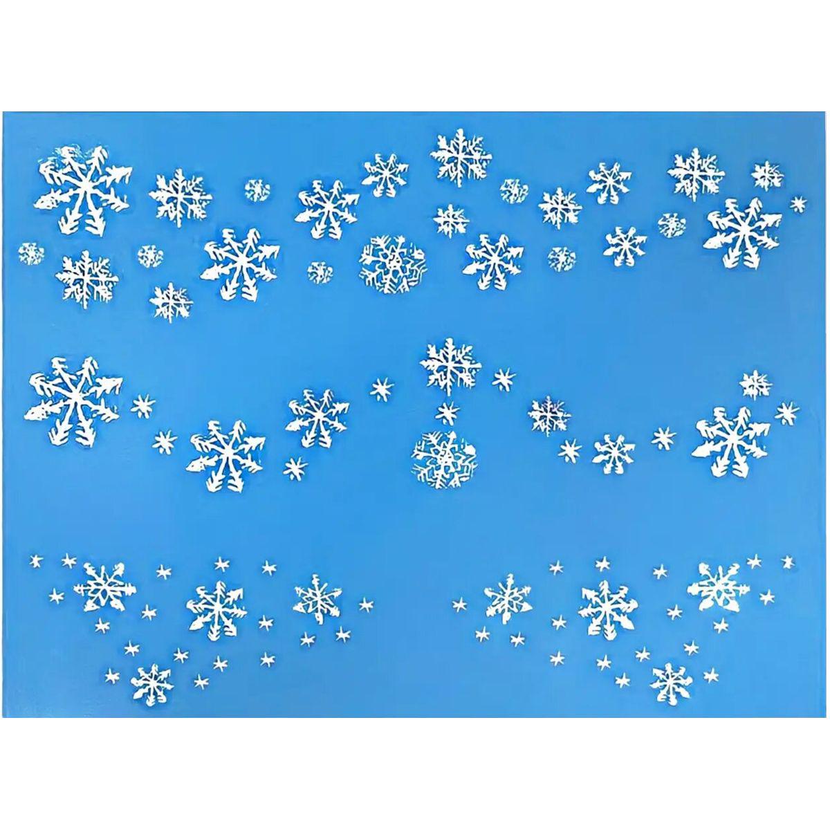 Детские тату Рождественские снежинки (197359)