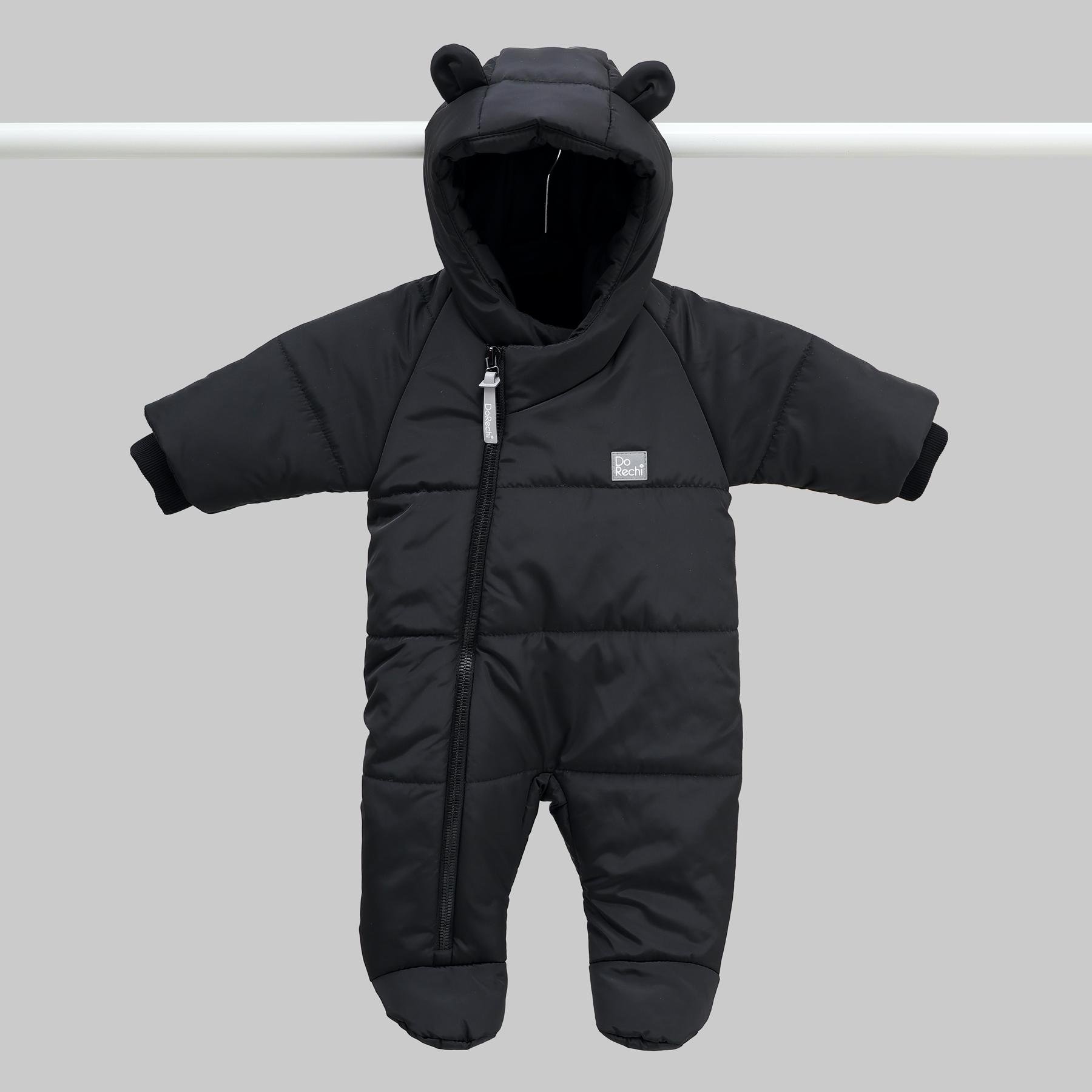 Комбинезон детский демисезонный DoRechi Эклер 3-6 мес 62-68 см Черный (4496)