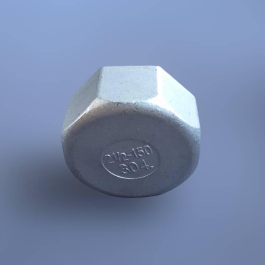 Заглушка резьбовая восьмигранная DN65 BSPP н/ж сталь AISI304 Class-150 внутренняя резьба 2-1/2" (29203238) - фото 3 Заглушка резьбовая восьмигранная DN65 BSPP н/ж сталь AISI304 Class-150 внутренняя резьба 2-1/2" (29203238) - фото 3