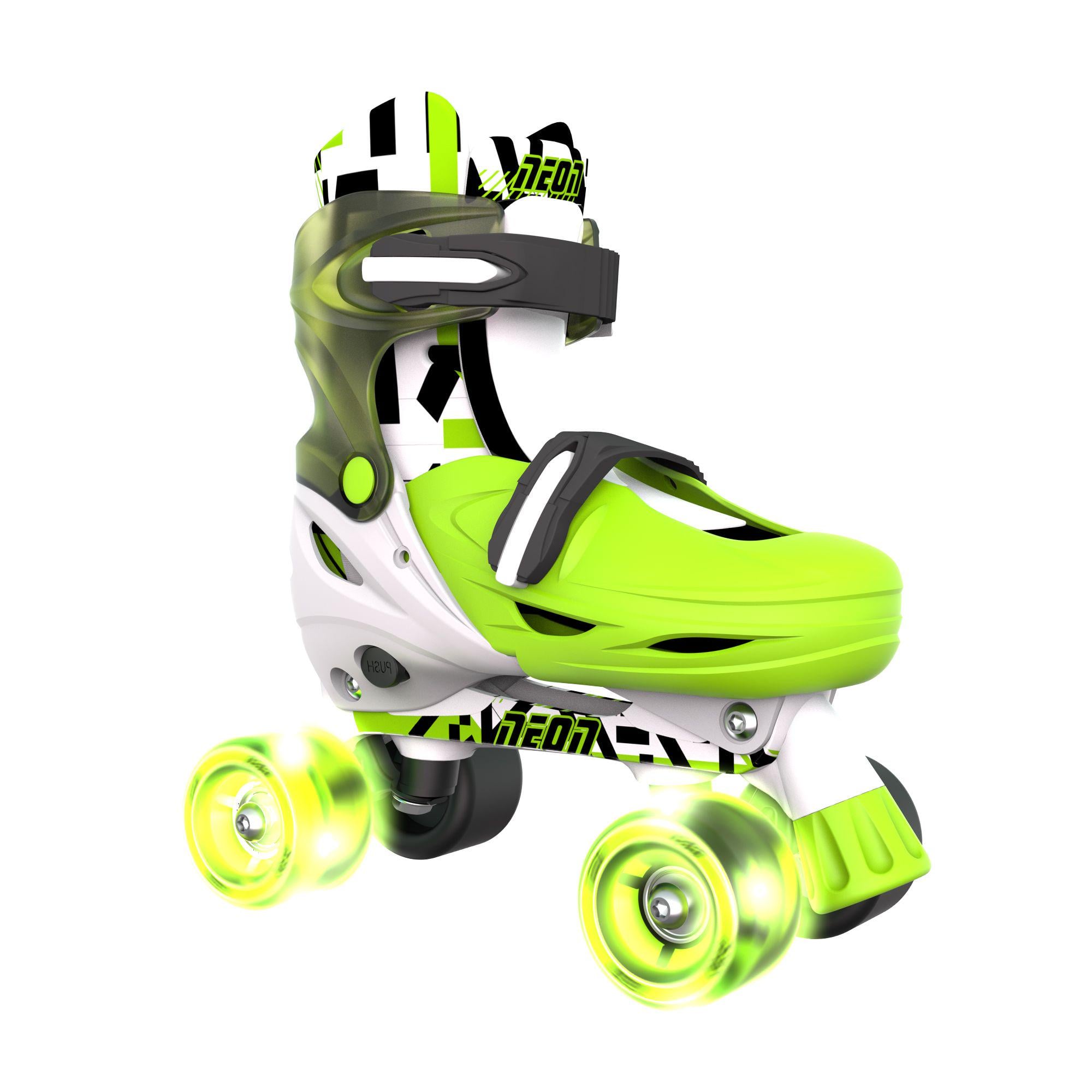 Роликовые коньки Neon Combo 2в1 Inline/Quad р. 34-37 Зеленый (NC46G4)
