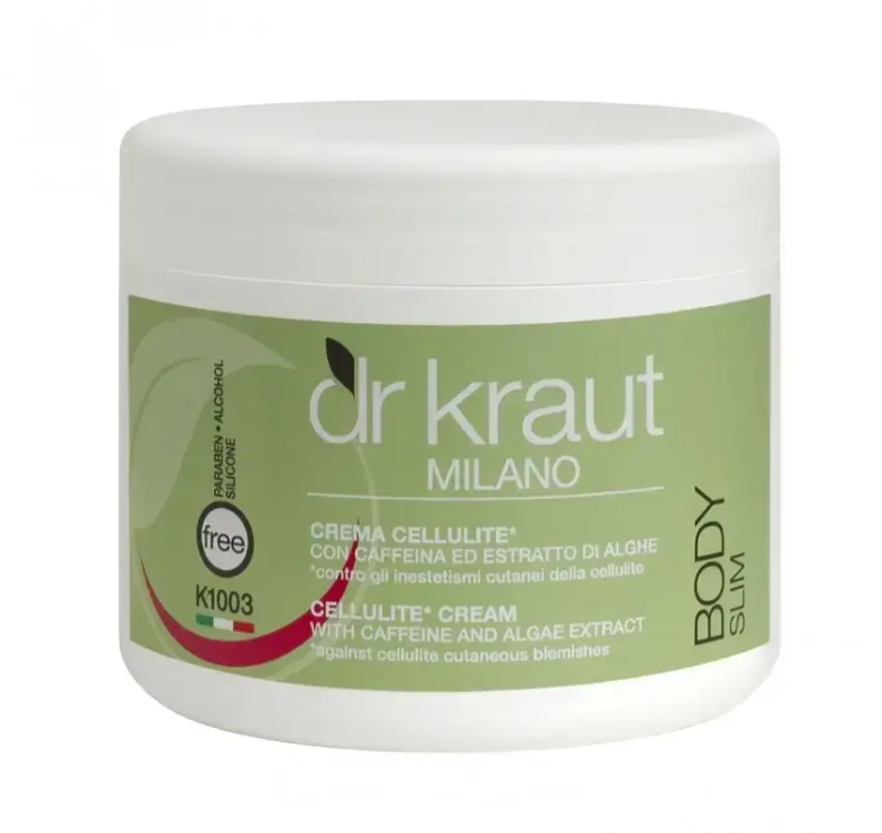 Крем антицеллюлитный с кофеином и морскими водорослями Dr. Kraut Cellulite Cream with Caffeine and Algae Extra 500 мл Крем антицеллюлитный с кофеином и морскими водорослями Dr. Kraut Cellulite Cream with Caffeine and Algae Extra 500 мл