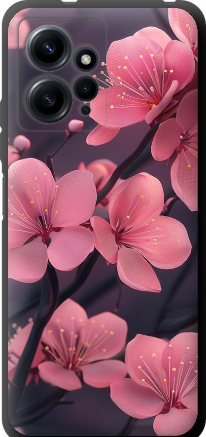 Чехол на Xiaomi Redmi Note 12 4G Пурпурная сакура (6075b-3021-42517) Чехол на Xiaomi Redmi Note 12 4G Пурпурная сакура (6075b-3021-42517)