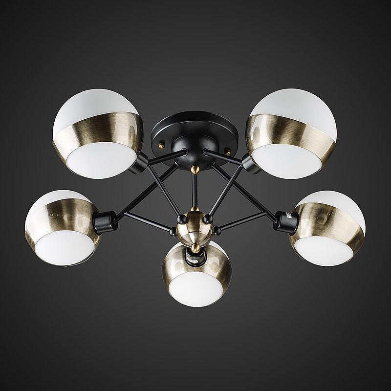 Потолочная люстра Light House DL-17305/5 AB Черный