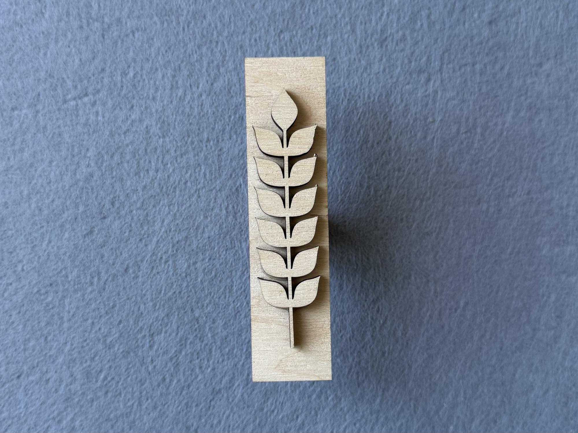 Штамп для вибійки №9 2×8 см (22293)