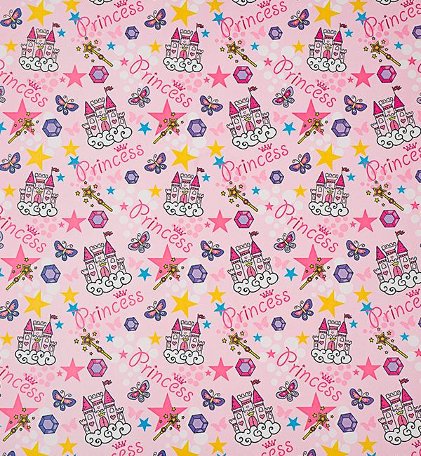 Подарочная бумага для упаковки Little Princess 5 шт. 50x70 см Подарочная бумага для упаковки Little Princess 5 шт. 50x70 см