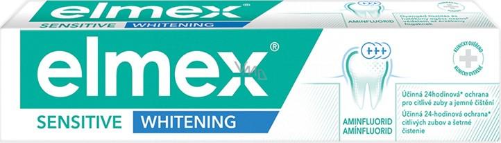 Зубная паста Elmex Sensetive Whitening для чувствительных зубов с отбеливающим эффектом 75 мл (56954656)