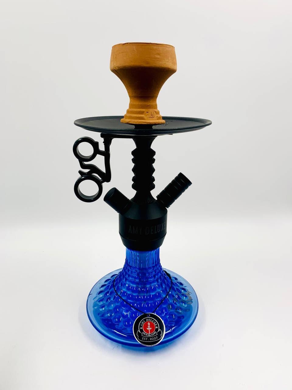 Кальян AMY Deluxe 072.03 Alu Antique Berry Mini Black/Blue (46308183)