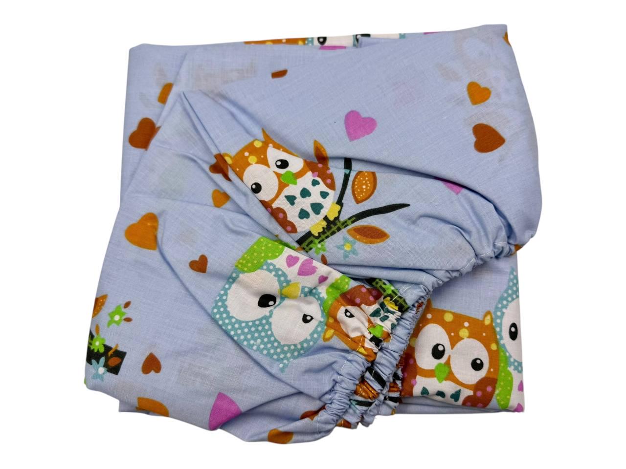 Простынь на резинке Owl 70х140 см (G-5490/WP/x70) Простынь на резинке Owl 70х140 см (G-5490/WP/x70)