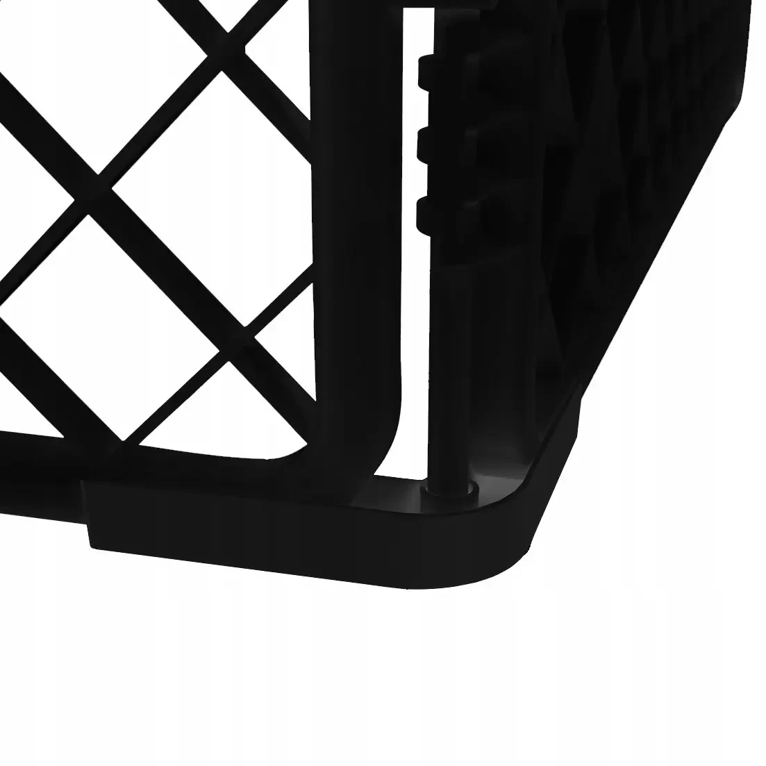 Манеж для тварин пластиковий Purlov 15743 90x90x60 см Чорний (15743) - фото 5 Манеж для тварин пластиковий Purlov 15743 90x90x60 см Чорний (15743) - фото 5