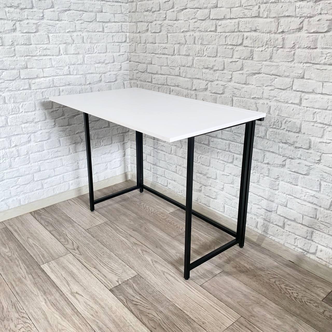 Стол письменный раскладной Krei Компакт 1000х600х750 мм Белый/Черный (ГТ0002.755.03) - фото 5 Стол письменный раскладной Krei Компакт 1000х600х750 мм Белый/Черный (ГТ0002.755.03) - фото 5