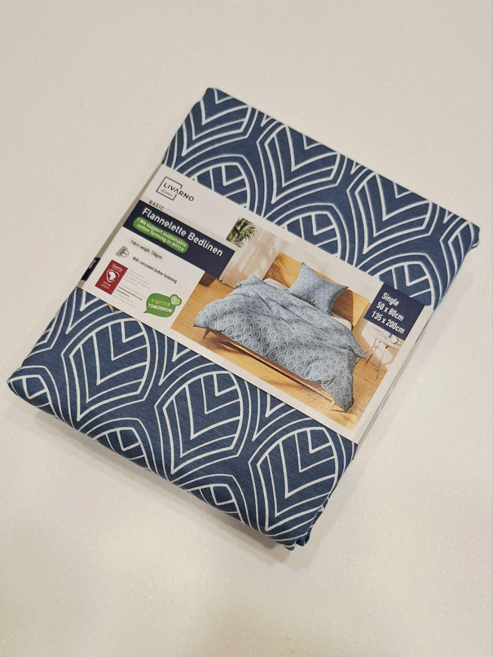 Пододеяльник Livarno Home из фланели 135х200 см и наволочка 50х80 см (1319) - фото 3 Пододеяльник Livarno Home из фланели 135х200 см и наволочка 50х80 см (1319) - фото 3