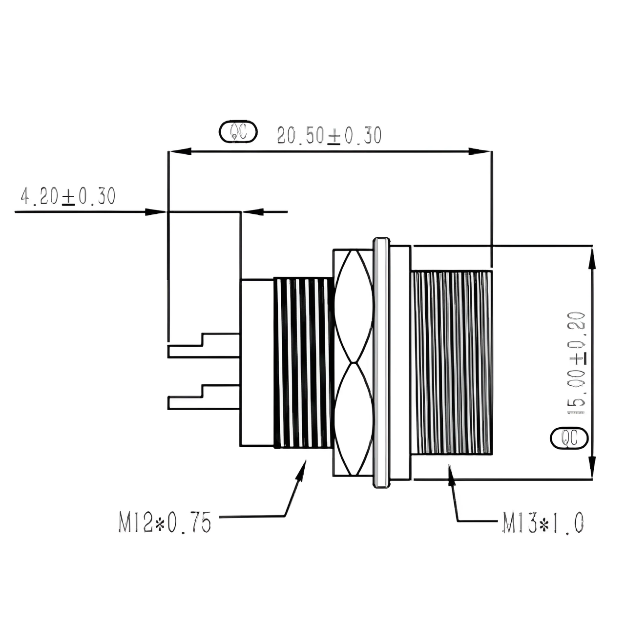 Роз'єм зʼєднувальний циліндричний GX12-5 5 pin пара (2338921739) - фото 9 Роз'єм зʼєднувальний циліндричний GX12-5 5 pin пара (2338921739) - фото 9