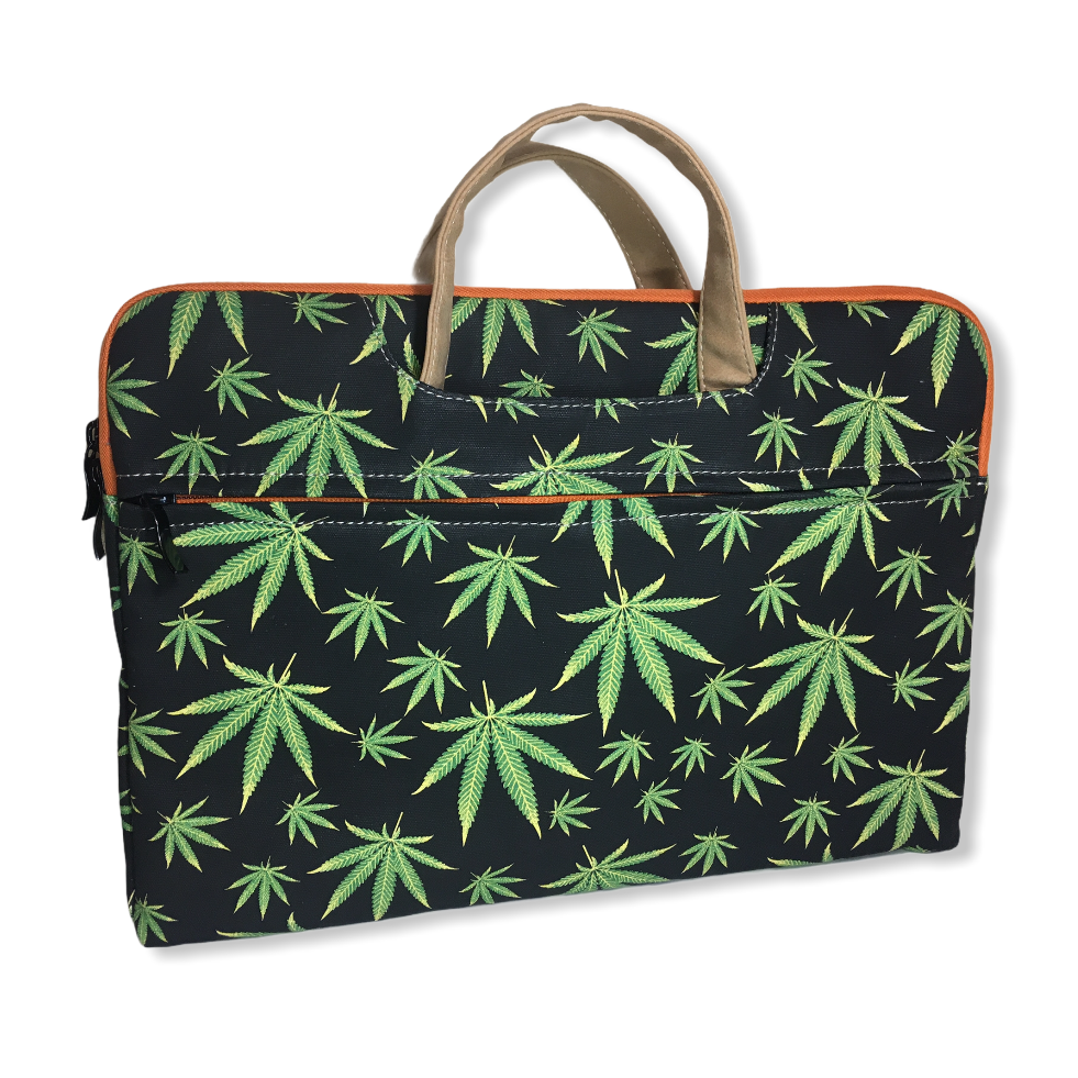 Сумка для ноутбука документів або macbook 13,3" Digital з принтом канабіс (IBN015BG)