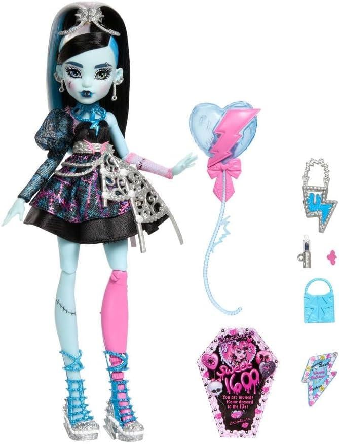 Кукла Monster High Frankie Stein Birthday (2635545839) - фото 2 Кукла Monster High Frankie Stein Birthday (2635545839) - фото 2