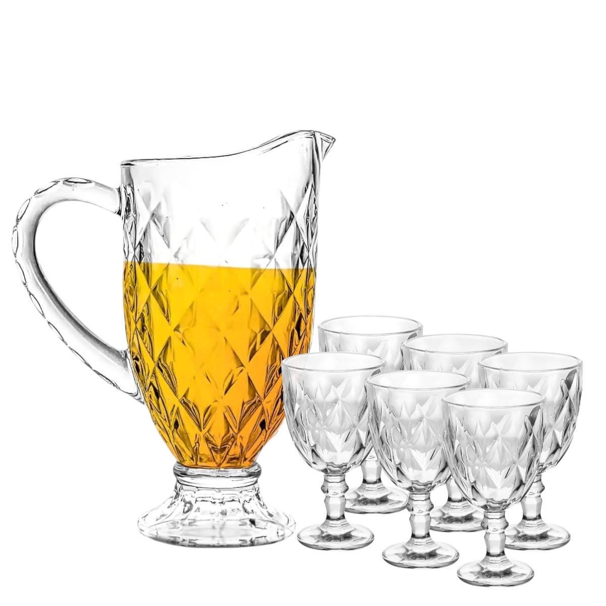 Набор для напитков KITUA кувшин/стаканы/фужеры 13 предметов - фото 4 Набор для напитков KITUA кувшин/стаканы/фужеры 13 предметов - фото 4