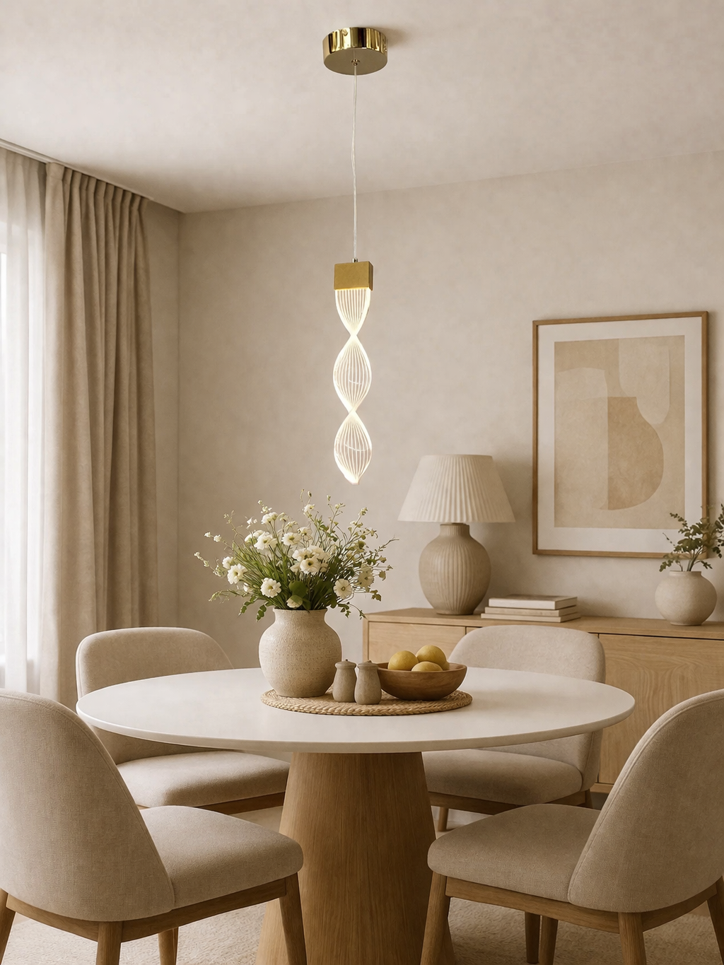 Подвесной светильник Spiral Hanging Light LED нейтральный свет 3,5W (20378/1GD)