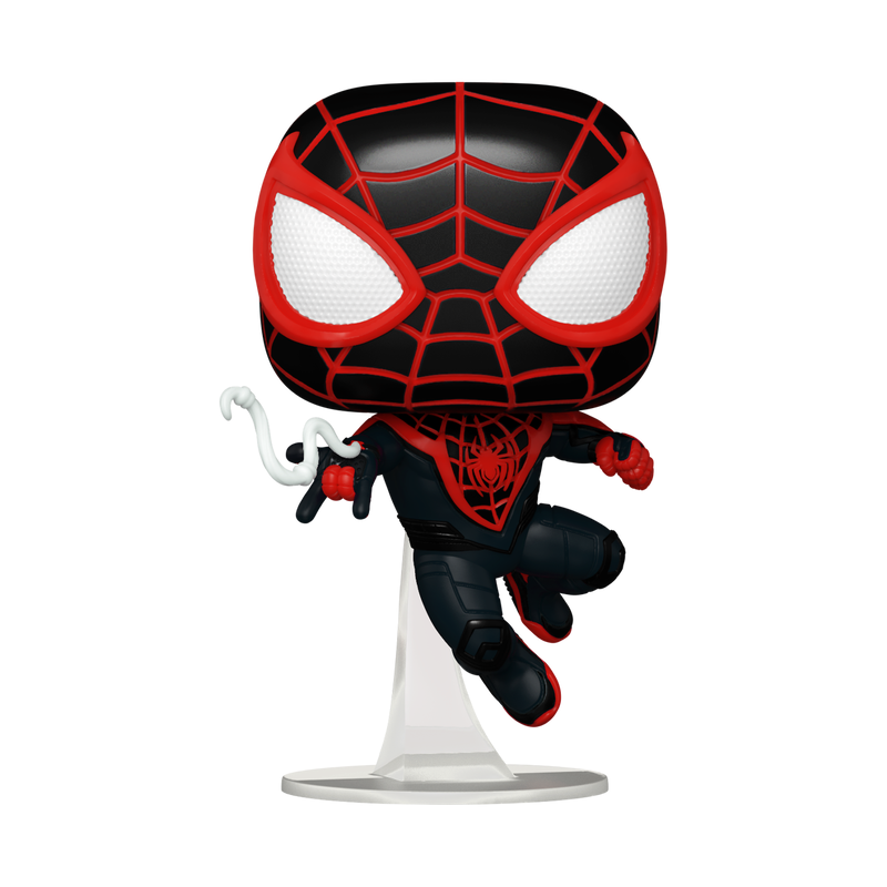 Фигурка Funko Pop Spider-Man 2 Game Miles Morales Upgraded Suit - фото 1