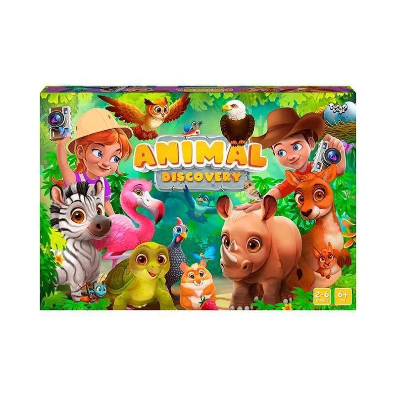 Настольная игра развлекательная Animal Discovery G-AD-01-01U на украинском языке (31155311) Настольная игра развлекательная Animal Discovery G-AD-01-01U на украинском языке (31155311)