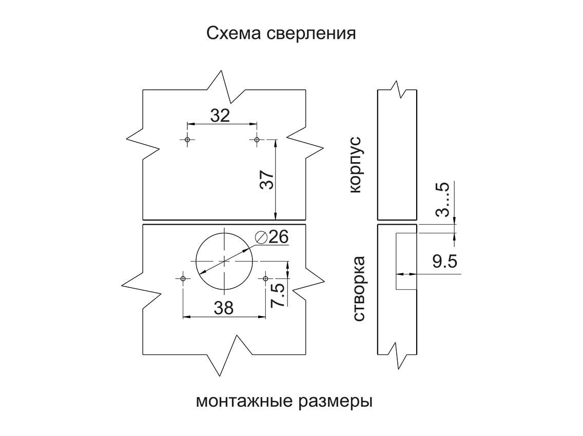 Петля Giff накладная 90° с доводчиком SLIDE-ON - фото 2