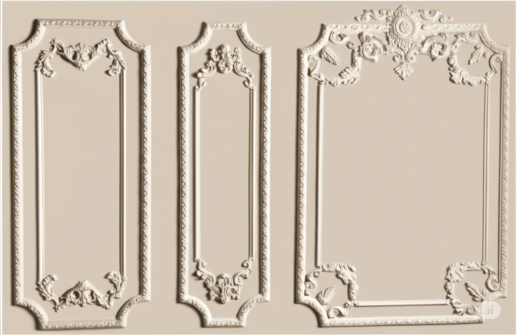 Рамка декоративная двойная гипсовая 1520/720 мм (29294740) - фото 3 Рамка декоративная двойная гипсовая 1520/720 мм (29294740) - фото 3