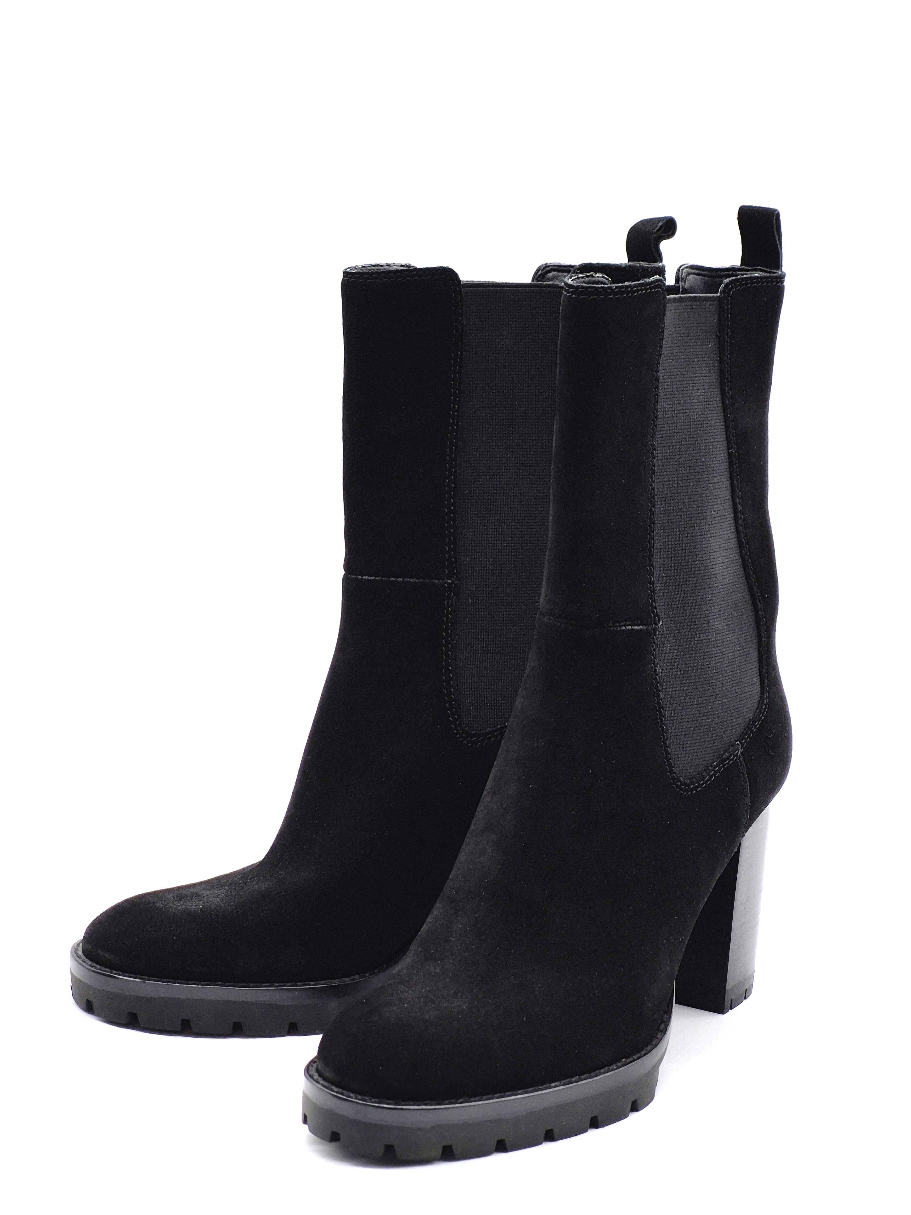 Черевики жіночі What For TAYA замша зі шкіри корови р. 36 Black