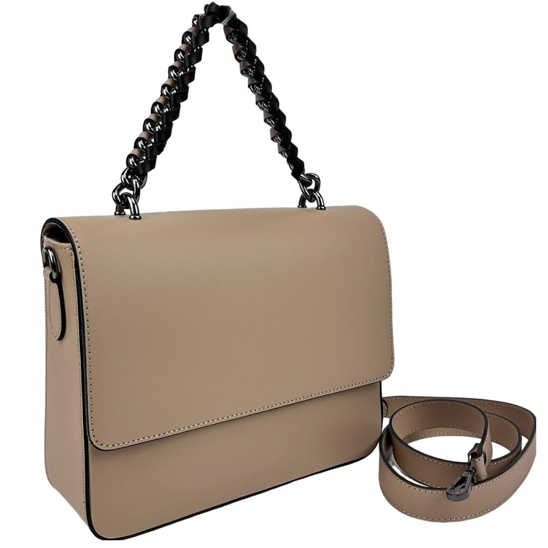 Женская сумка Royal Bag F-IT-9810T кожаная Taupe (7249)