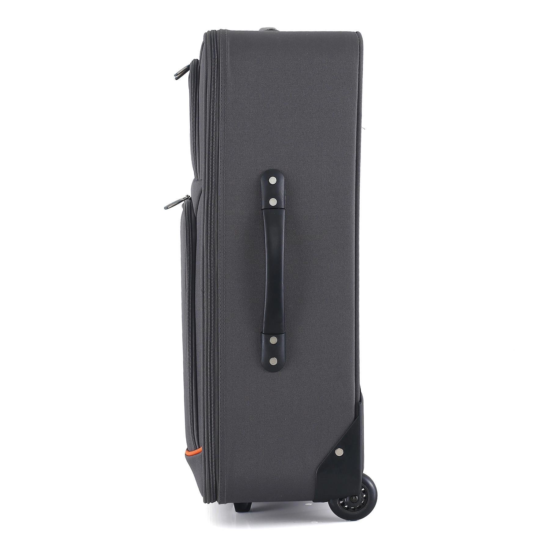 Валіза SEMI LINE 24" M Grey/Orange Lines (T5754-2) - фото 3 Валіза SEMI LINE 24" M Grey/Orange Lines (T5754-2) - фото 3