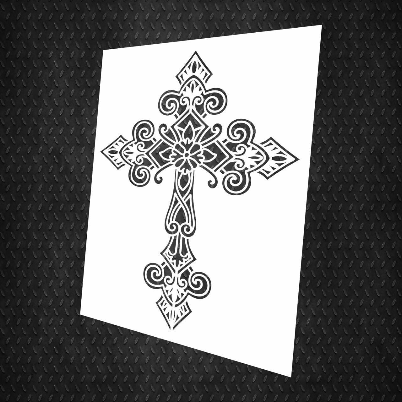 Трафарет многоразовый DFA Крест для штукатурки и краски (X00071)