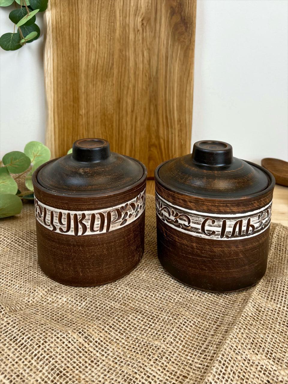 Набір для спецій керамічний ангоб глиняний 0,7 л (3001-30) - фото 8 Набір для спецій керамічний ангоб глиняний 0,7 л (3001-30) - фото 8