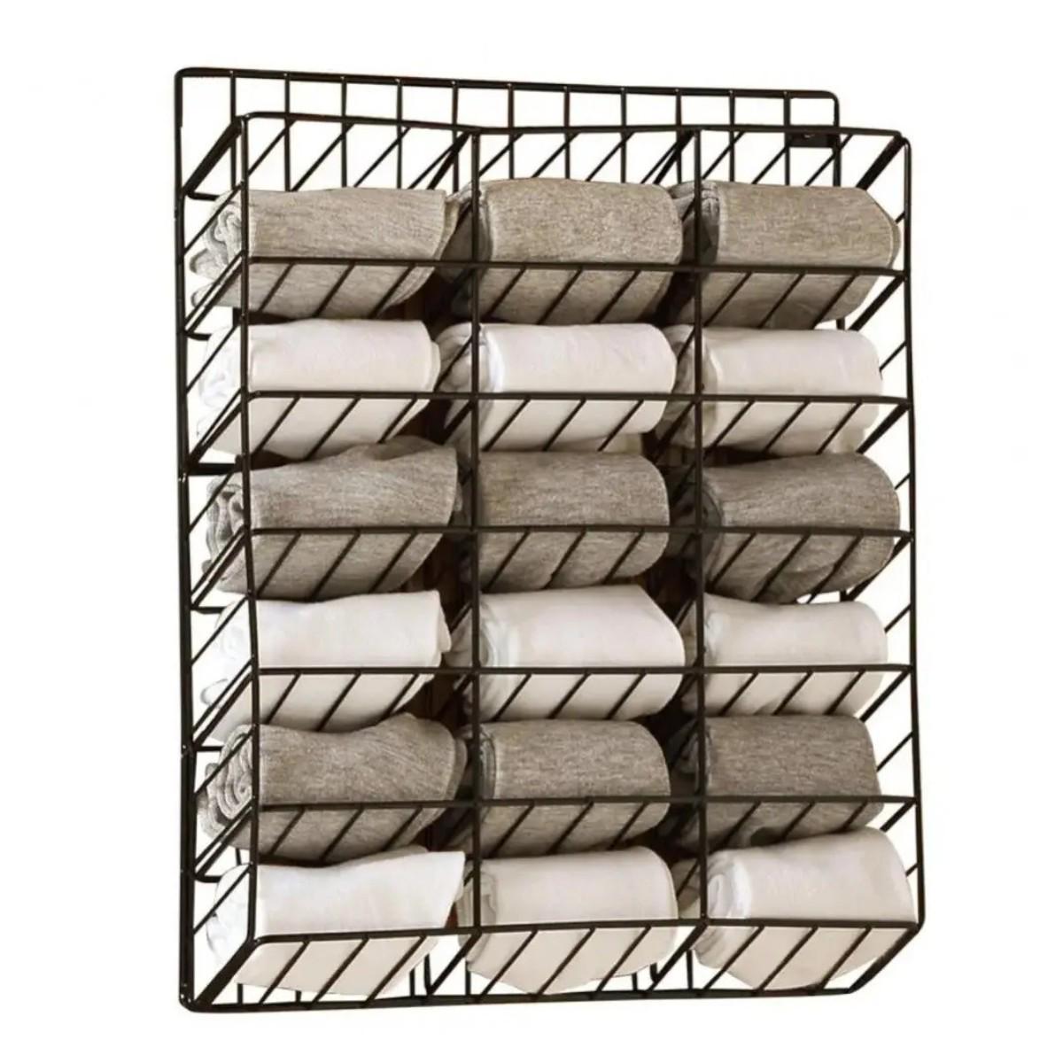 Полиця органайзер Modern Home підвісна для нижньої білизни 30х5х35 см (TD01350) Полиця органайзер Modern Home підвісна для нижньої білизни 30х5х35 см (TD01350)