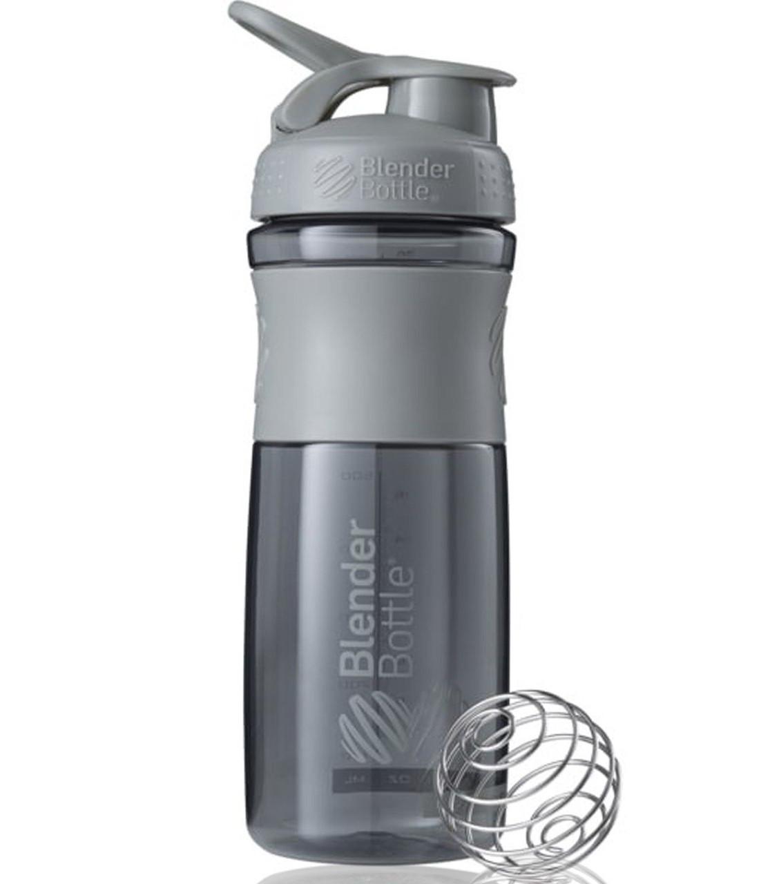 Шейкер спортивний BlenderBottle SportMixer 28oz 820 ml Grey - фото 2