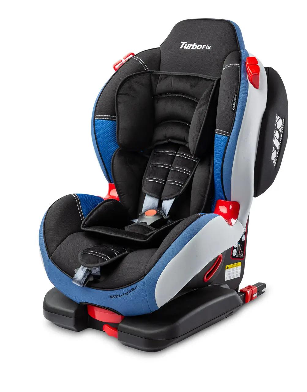 Автокресло детское Caretero Sport Turbo Fix Isofix 9-25 кг 75х54х45 см Синий (219305) - фото 5