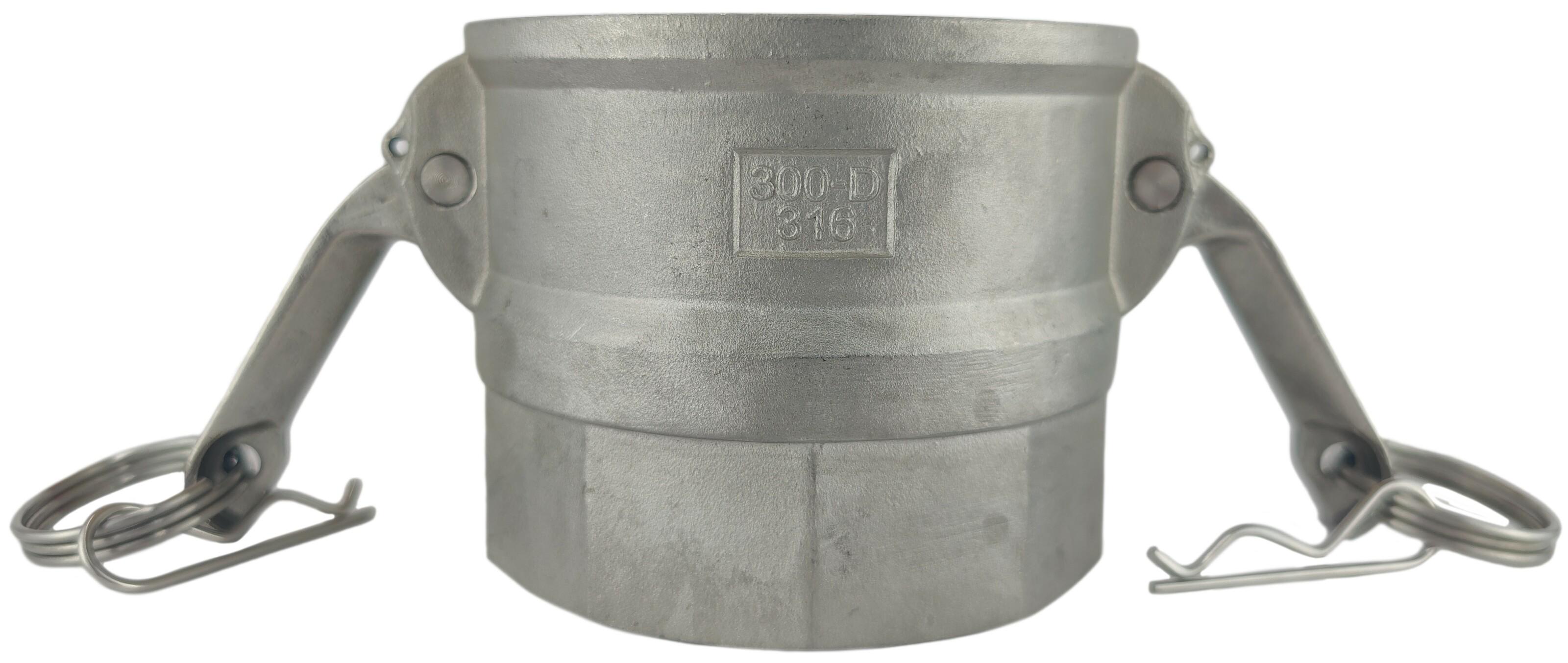 Муфта camlock тип D с внутренней резьбой BSPP ШРЗ нержавеющая сталь D-300 3" (50232048)
