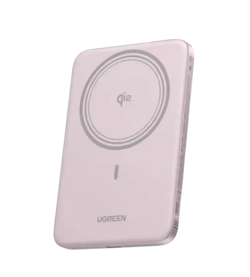 Повербанк UGREEN 5000 mAh Ultra-Slim 8,6 мм 20W Qi2 MagSafe Pink Повербанк UGREEN 5000 mAh Ultra-Slim 8,6 мм 20W Qi2 MagSafe Pink