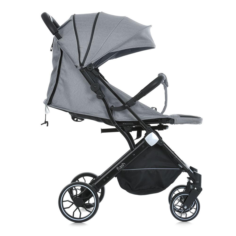 Коляска дитяча прогулянкова Bambi Silver Gray (M 5727-1 ) - фото 4