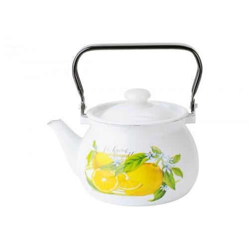 Чайник эмалированный Лимон 2,5 л (10170079) Чайник эмалированный Лимон 2,5 л (10170079)
