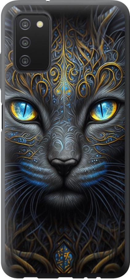 Чехол на Samsung Galaxy A03s A037F Кошка (5548t-2381-42517) Чехол на Samsung Galaxy A03s A037F Кошка (5548t-2381-42517)