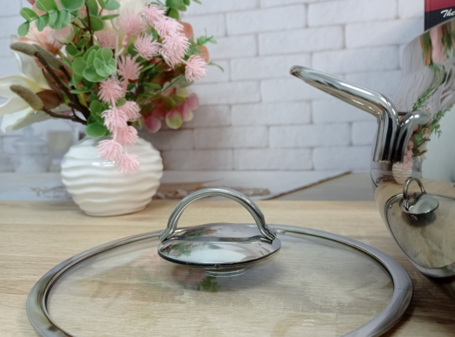 Каструля OMS 2031-13.5 з нержавіючої сталі з кришкою для газу та індукції 13,5 л - фото 3 Каструля OMS 2031-13.5 з нержавіючої сталі з кришкою для газу та індукції 13,5 л - фото 3