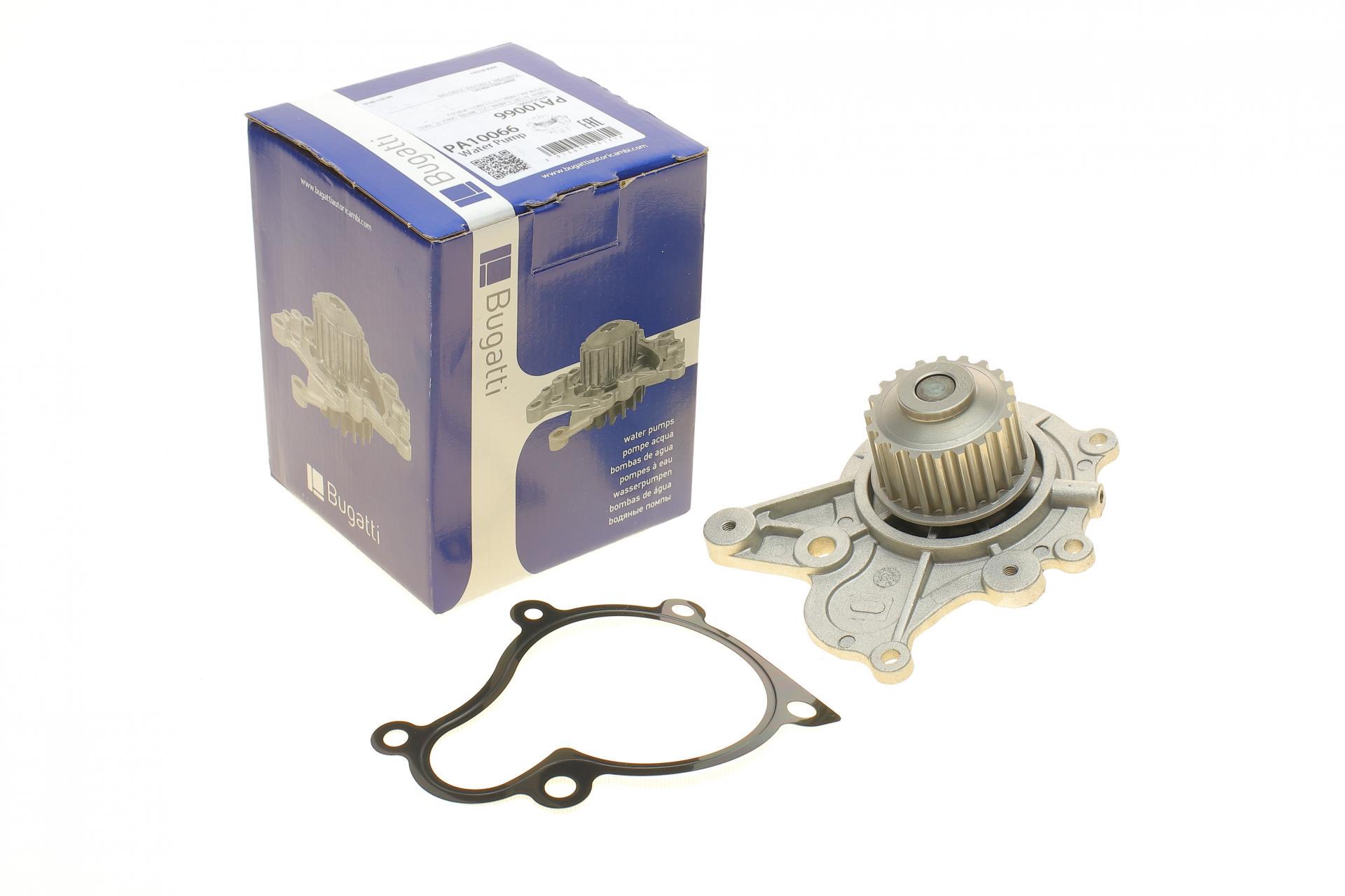 Помпа воды Bugatti Hyundai Accent/Elantra/Santa Fe/Tucson/Kia Sportage 1.5/2.0CRDI 01-08 20z R/B 6 лоп. PA10066