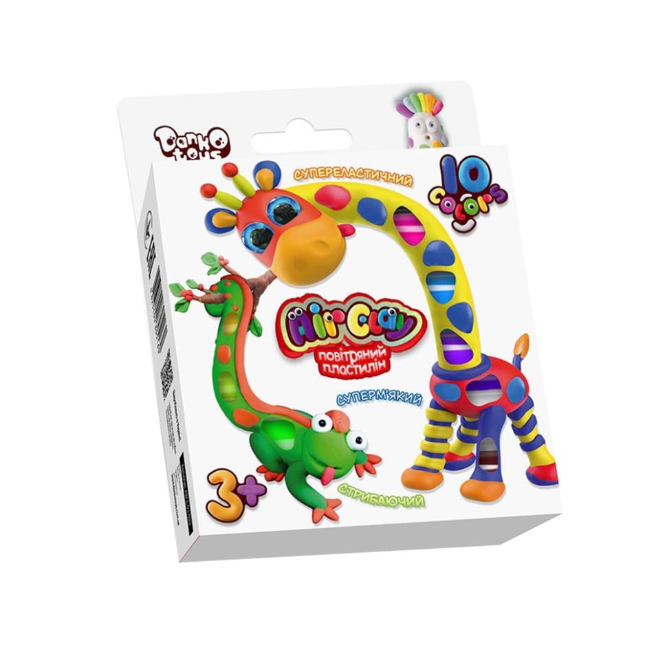 Набор воздушного пластилина Danko Toys Air Clay 10 цветов от 3 лет 16,2х2,1х12,2 см. Разноцветный (PZ-340-P-233) Набор воздушного пластилина Danko Toys Air Clay 10 цветов от 3 лет 16,2х2,1х12,2 см. Разноцветный (PZ-340-P-233)